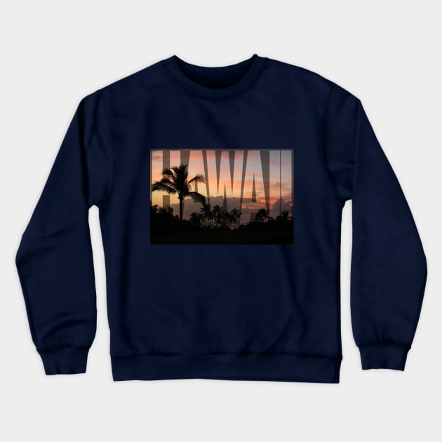 Hawaiian sunset Crewneck Sweatshirt by InvisibleCow